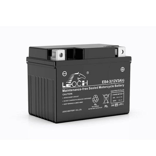 Leoch EB4-3 Powerstart AGM Motorcycle Battery