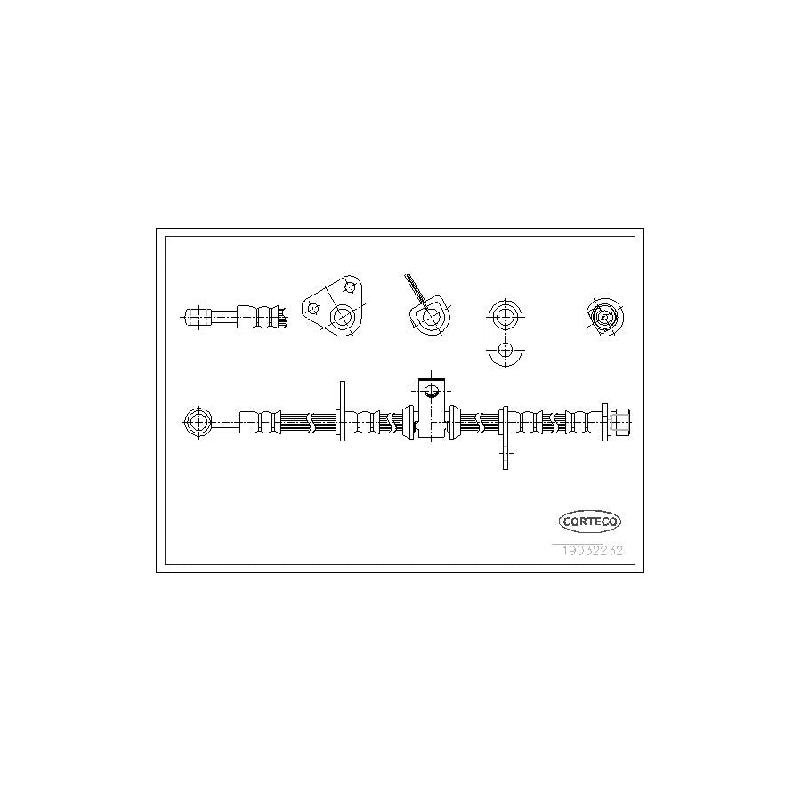Corteco 19032232 Brake Hose