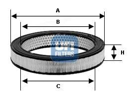 UFI 27.939.00 Air Filter