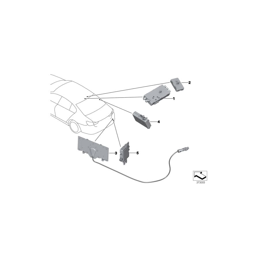 Genuine BMW 65209389600 G32 Antenna Amplifier Diversity (Inc. 620dX, 630iX & 620d)