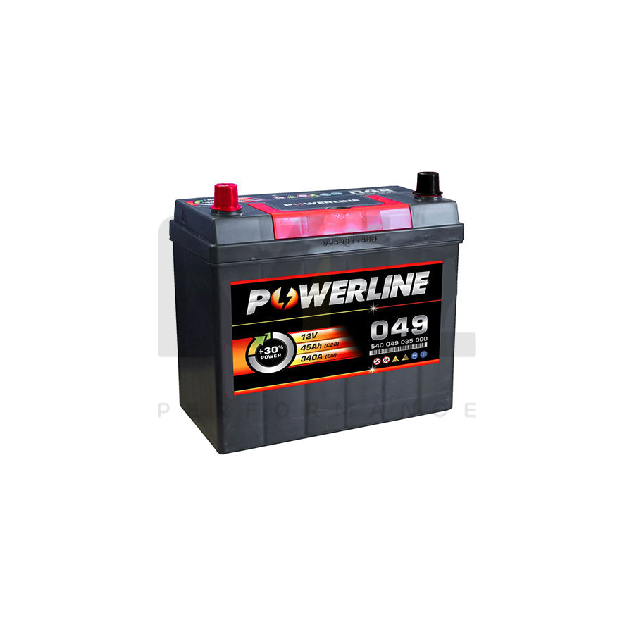 Powerline 057 Car Battery 12V 45Ah