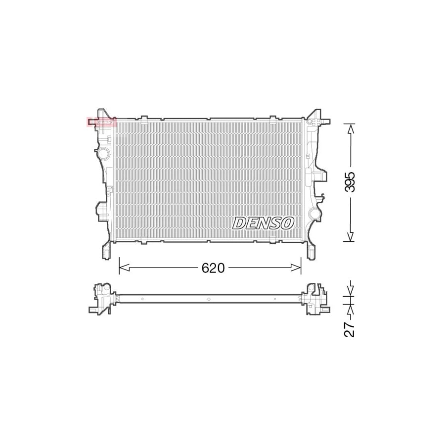 DENSO DRM09045 Engine Radiator