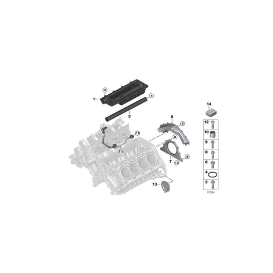 Genuine BMW 11110304864 E53 Gasket Set Engine Block Asbesto Free (Inc. X5)