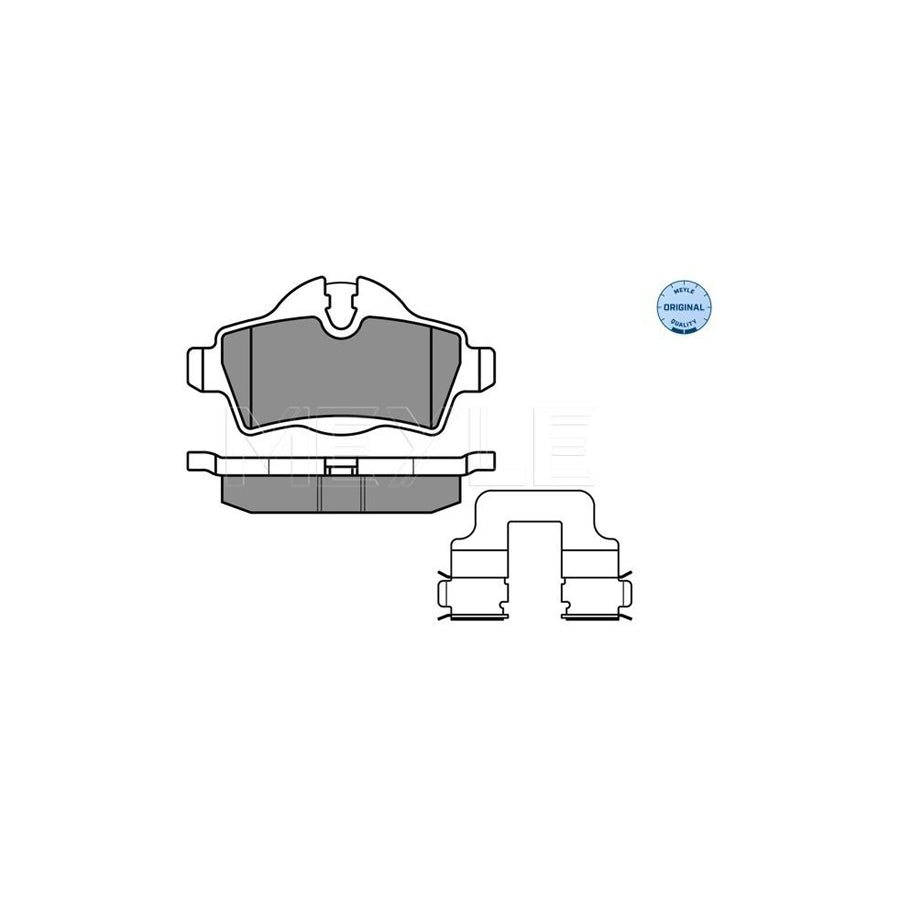 Meyle 025 242 8917 Brake Pad Set