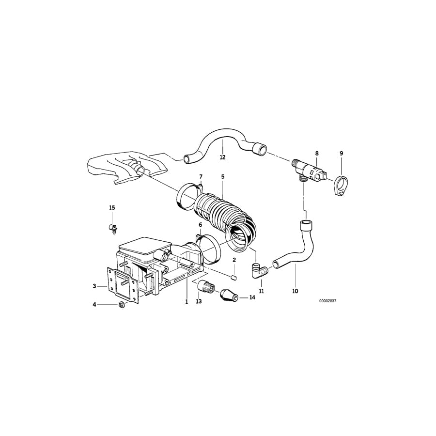 Genuine BMW 13711727635 E36 Rubber Boot (Inc. 316i)