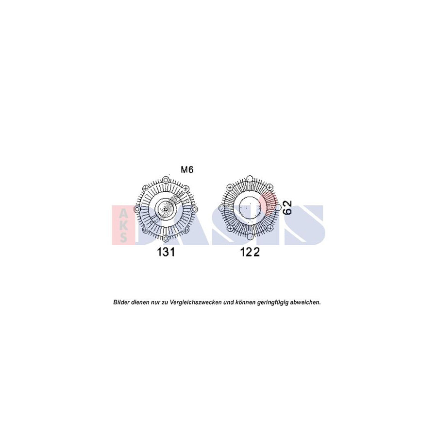AKS Dasis 218079N Fan Clutch for Toyota Hiace