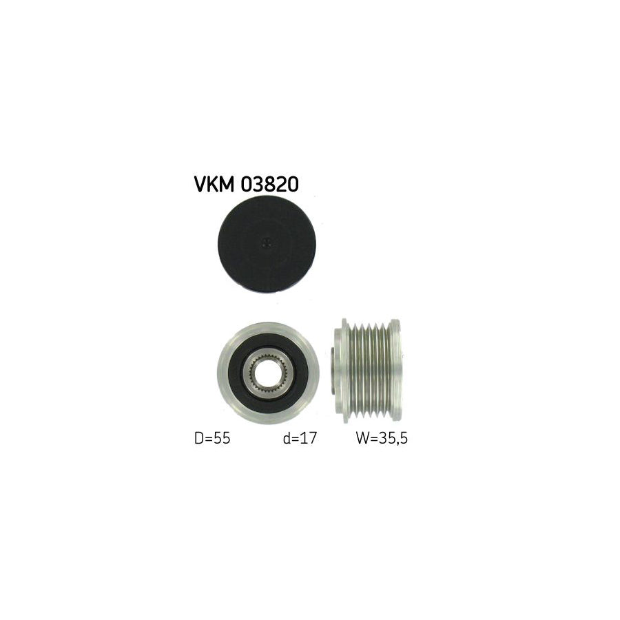 Skf Vkm 03820 Alternator Freewheel Clutch