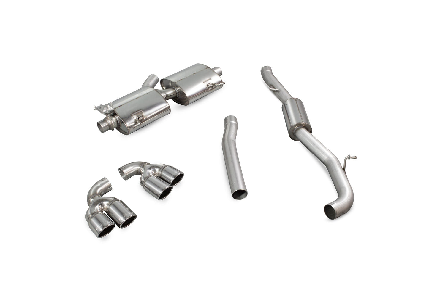 Scorpion SAU045 Audi S1 2.0 TFSi Quattro Resonated Cat-Back System With Electronic Valves  | ML Performance UK UK