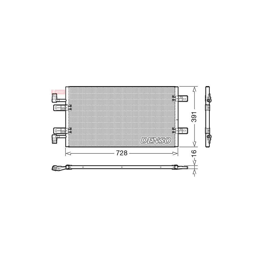 DENSO DCN20019 Air Conditioning Condenser