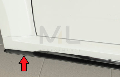 Rieger 00055181 Audi 8J-FV 8S Side Skirt Splitter (TT, TTS & TTRS) 9 | ML Performance UK Car Parts