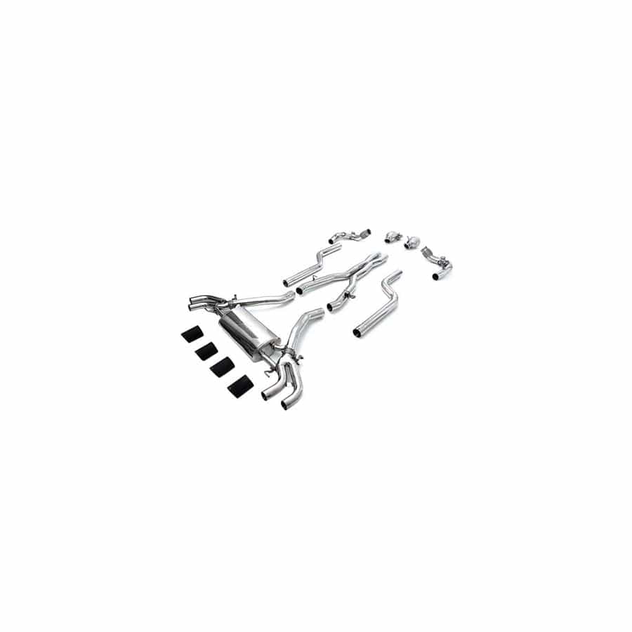 Armytrix BMF96-QS38M Valvetronic Exhaust System BMW X5 M F95 | X6 M F96 2020+ with Quad Matte Black 4"