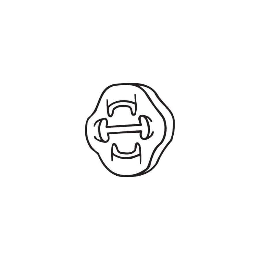 Bosal 255-853 Rubber Strip, Exhaust System