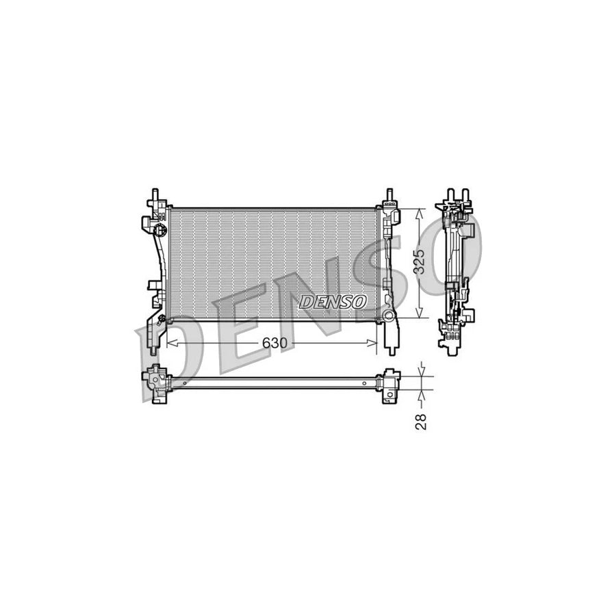 DENSO DRM07041 Engine Radiator