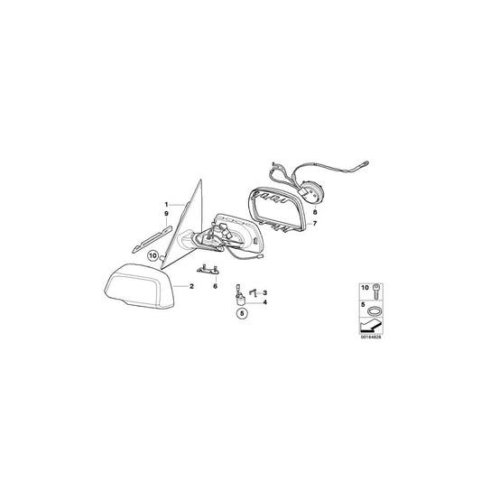 Genuine BMW 51163427529 E83 Fixing Clamp (Inc. X3)
