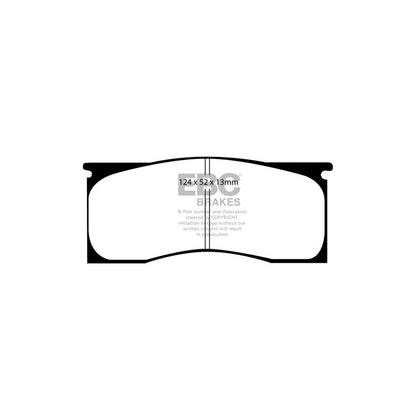 EBC DP41157R Ford Plymouth Yellowstuff Front Brake Pads (Inc. Mustang & Barracuda) 2 | ML Performance UK Car Parts
