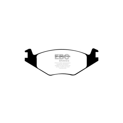 EBC PD06KF632 VW Polo (6N) Greenstuff Front Brake Pad & USR Disc Kit 2 | ML Performance UK Car Parts