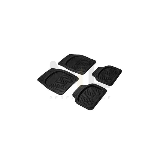 Michelin Universal fit 009083 Floor mat set Elastomer, Front and Rear, Quantity: 4, Black