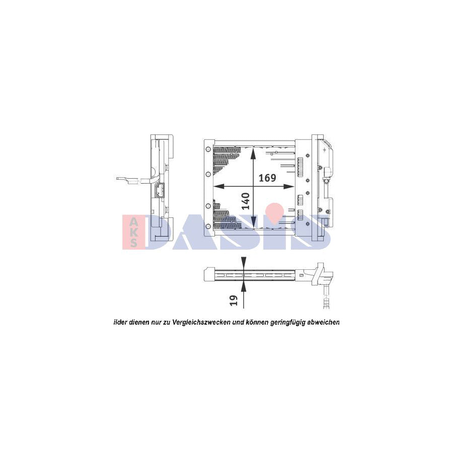 AKS Dasis 489004N Heater Matrix