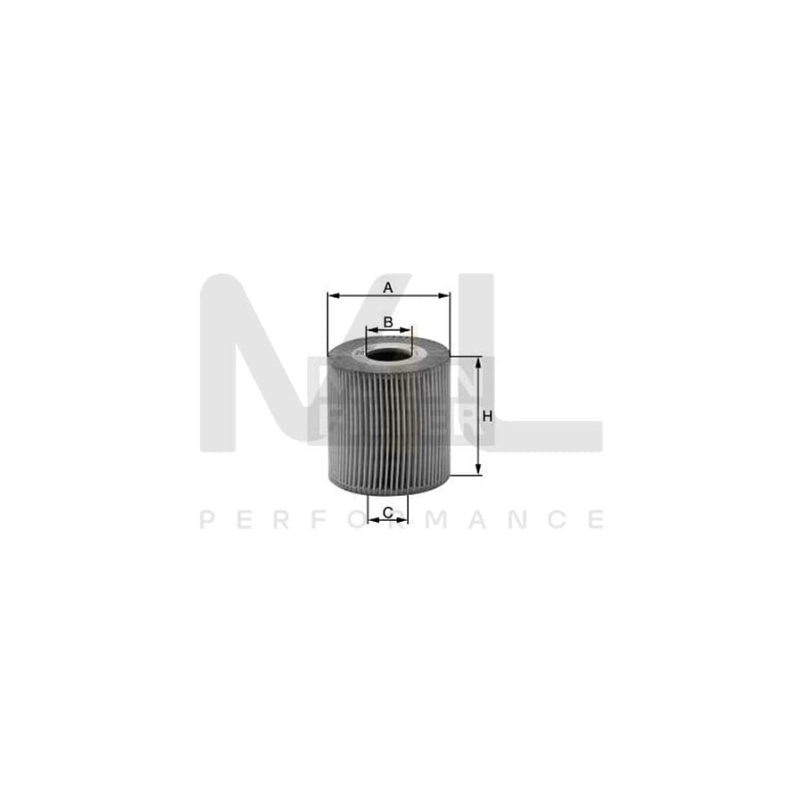 MANN-FILTER HU 711/5 x Oil Filter Filter Insert