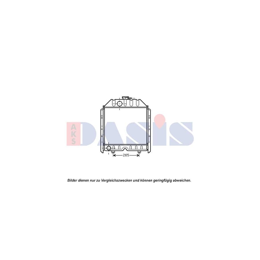 AKS Dasis 080105N Engine Radiator