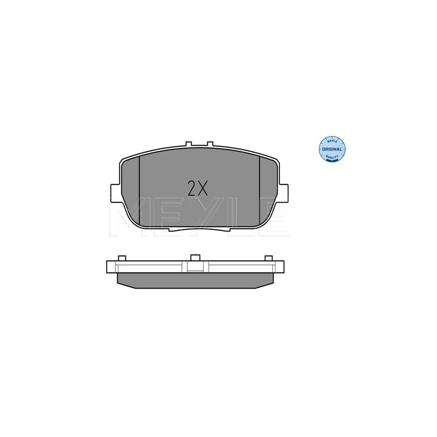 Meyle 025 242 9813/W Brake Pad Set For Mazda Mx-5 Iii (Nc)