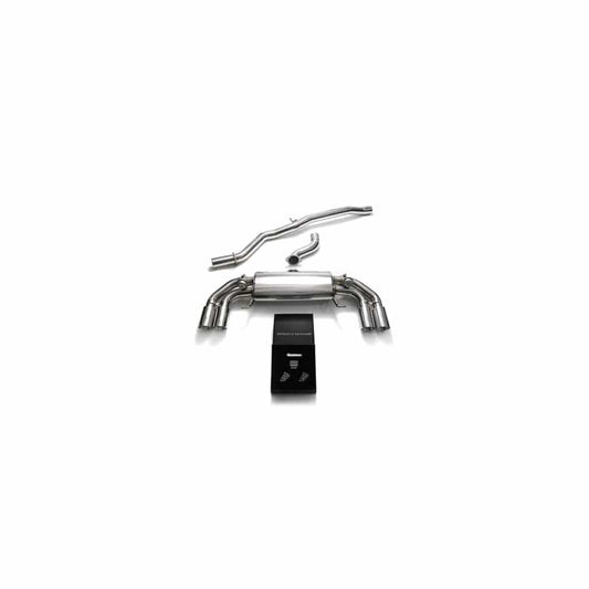 Armytrix AU8XS-QS11C Valvetronic Exhaust System Audi S1 8X 2.0 2014-2018 with  Quad Chrome 3.5"