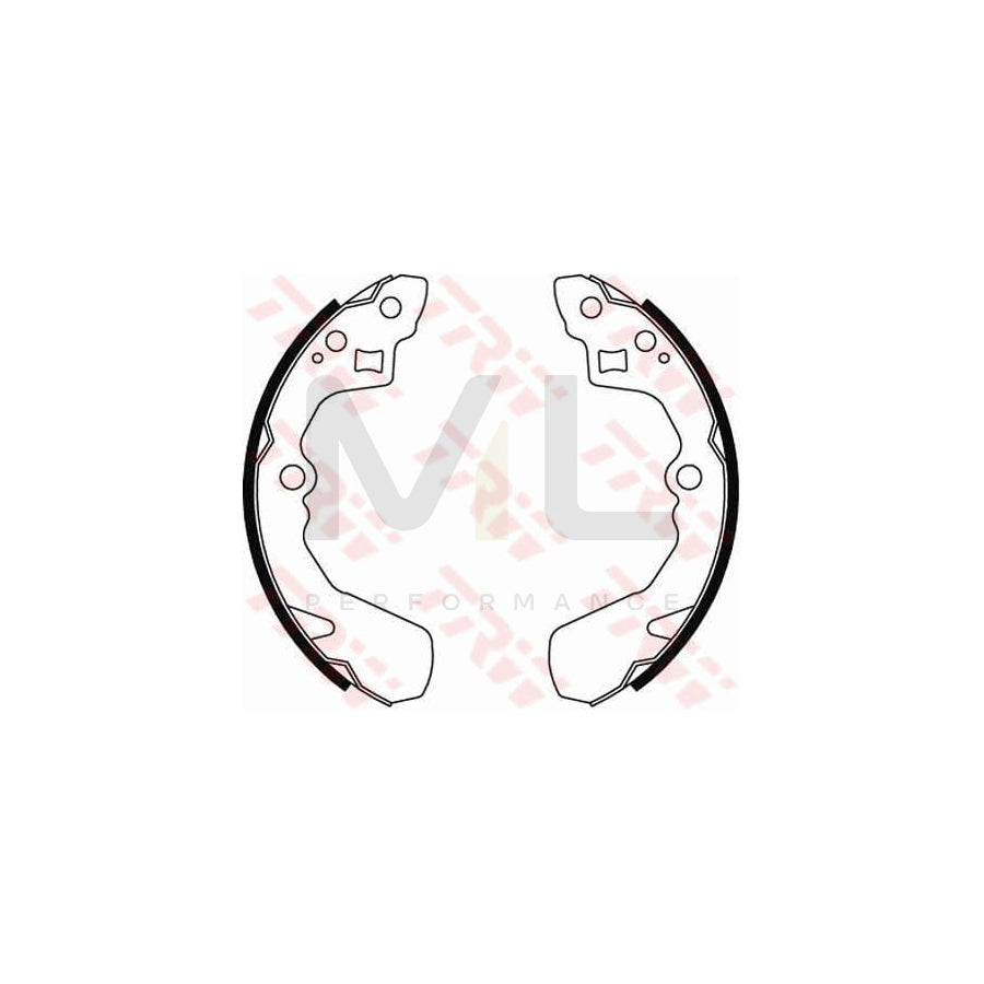 TRW GS8456 Brake Shoe Set