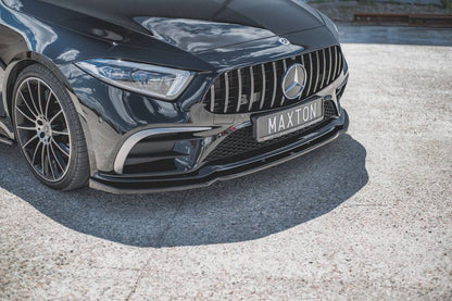 Maxton Design Mercedes Benz CLS-Class C257 AMG-Line Front Splitter V.2