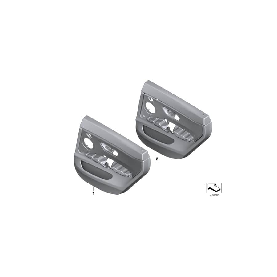 Genuine BMW 51427466645 F36 Door Trim Panel, Rear, Left VENETOBEIGE/SW (Inc. 440iX, 440i & 420d)