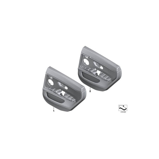 Genuine BMW 51427466645 F36 Door Trim Panel, Rear, Left VENETOBEIGE/SW (Inc. 440iX, 440i & 420d)