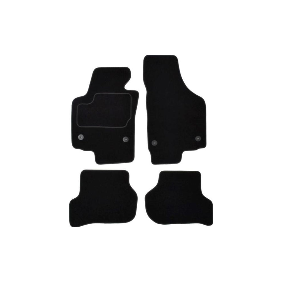 Custo Pol Set120C Floor Mat Set for Seat Leon II Hatchback (1P1)