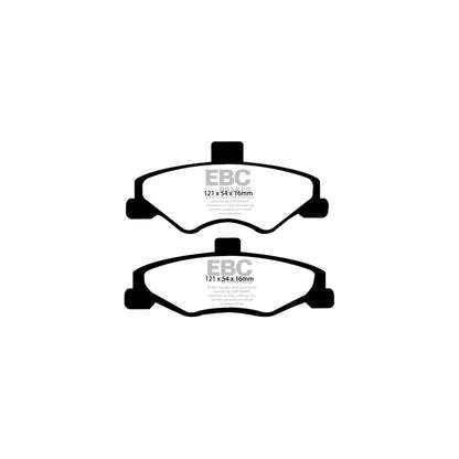 EBC PD13KR139 Chevrolet Pontiac Yellowstuff Rear Brake Pad & GD Disc Kit (Inc. Camaro & Firebird) 2 | ML Performance UK Car Parts