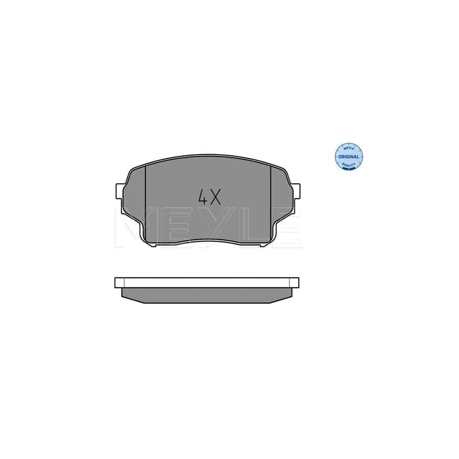 Meyle 025 243 0115/W Brake Pad Set For Suzuki Grand Vitara