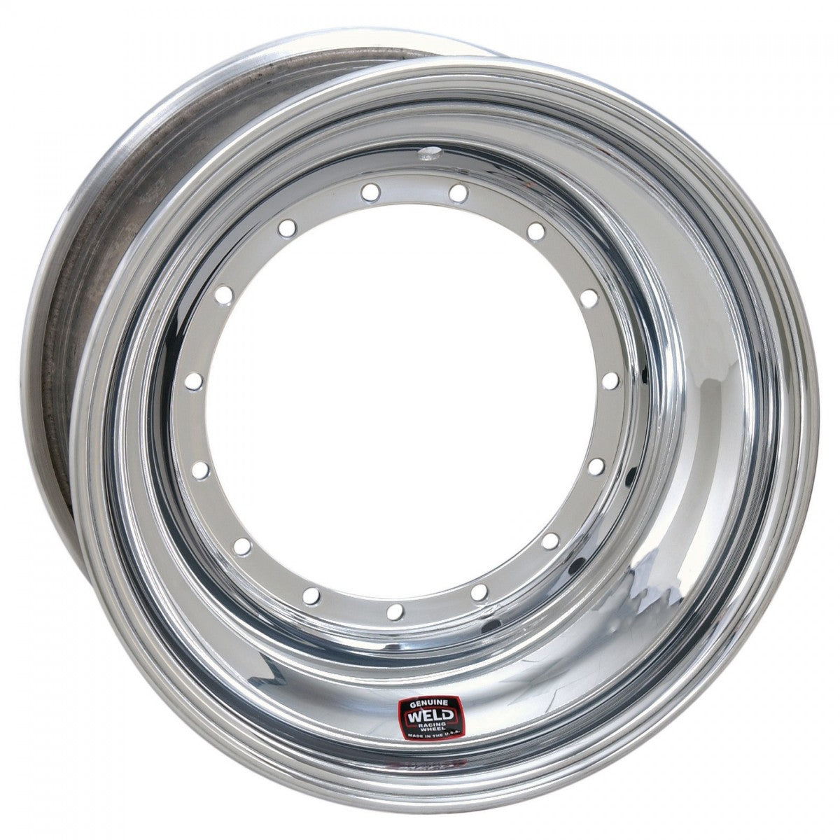 Weld 860B-50853-6 Sprint Direct Mount Wheel 15x8 5x9.75 ET0 BS3 Black Shell