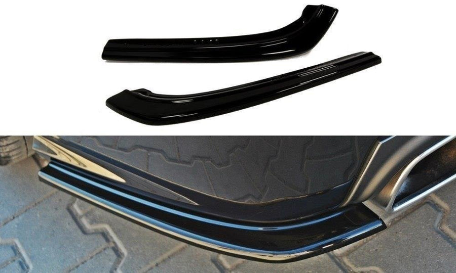 Maxton Design AU-S8-D3-RSD1T Rear Side Splitters Audi A8 W12 D3 | ML Performance UK Car Parts