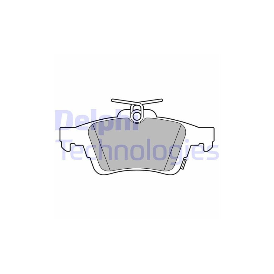 Delphi Lp3600 Brake Pad Set For Ford Focus Mk3 Hatchback (Dyb)