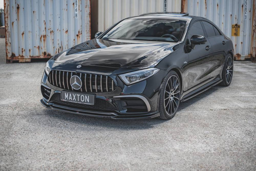 Maxton Design Mercedes Benz CLS-Class C257 AMG-Line Front Splitter V.1