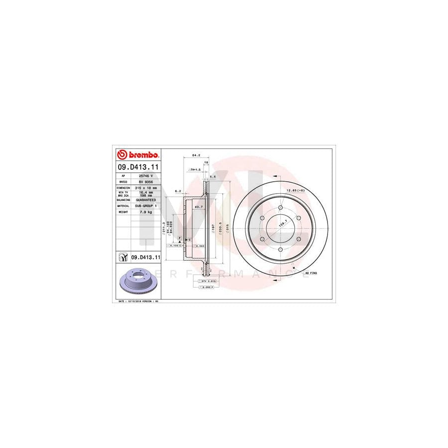 brembo-09-d413-11-brake-disc-for-mitsubishi-pajero-sport-ii-off-road-kh-kg-internally-vented-coated