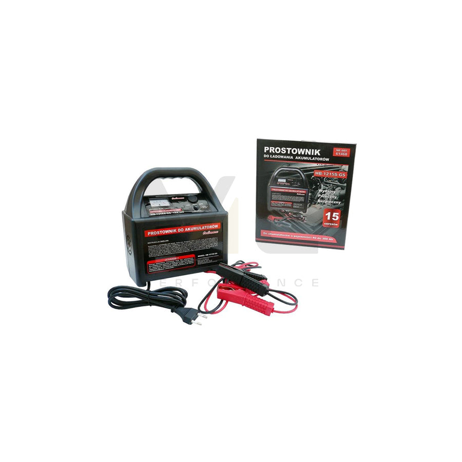 CARCOMMERCE 61468 Battery Charger portable, 15A