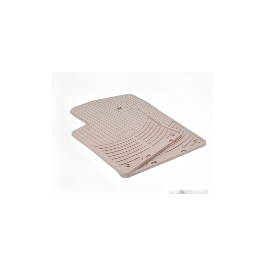 Genuine BMW 82110305567 E83 Rubber Floor Mats E83 BEIGE FRONT (Inc. X3 2.5i, X3 3.0i & X3 3.0si)