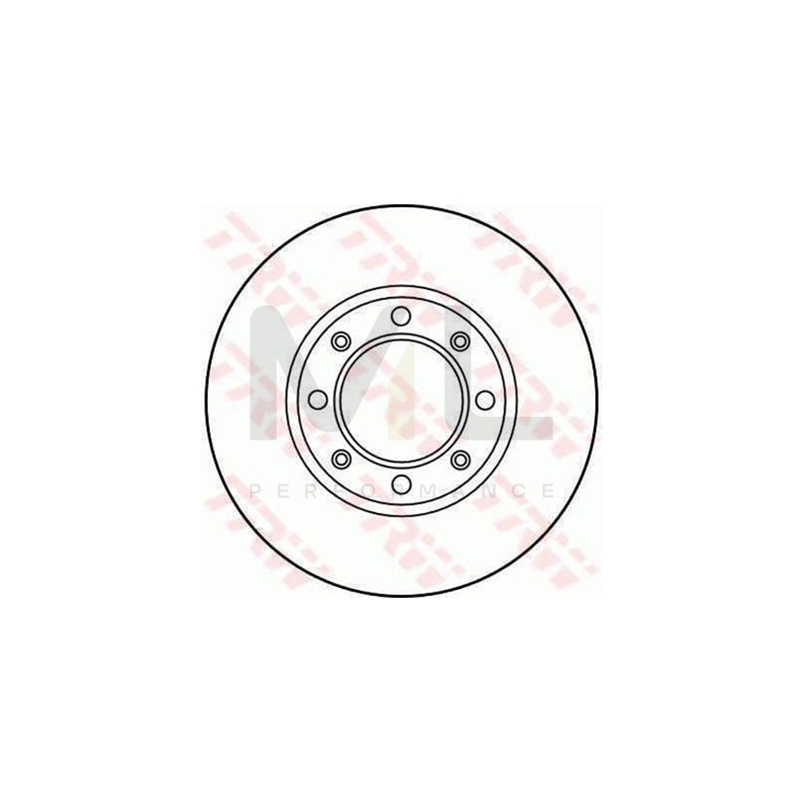 TRW DF1300 Brake Disc Solid  - 1 piece