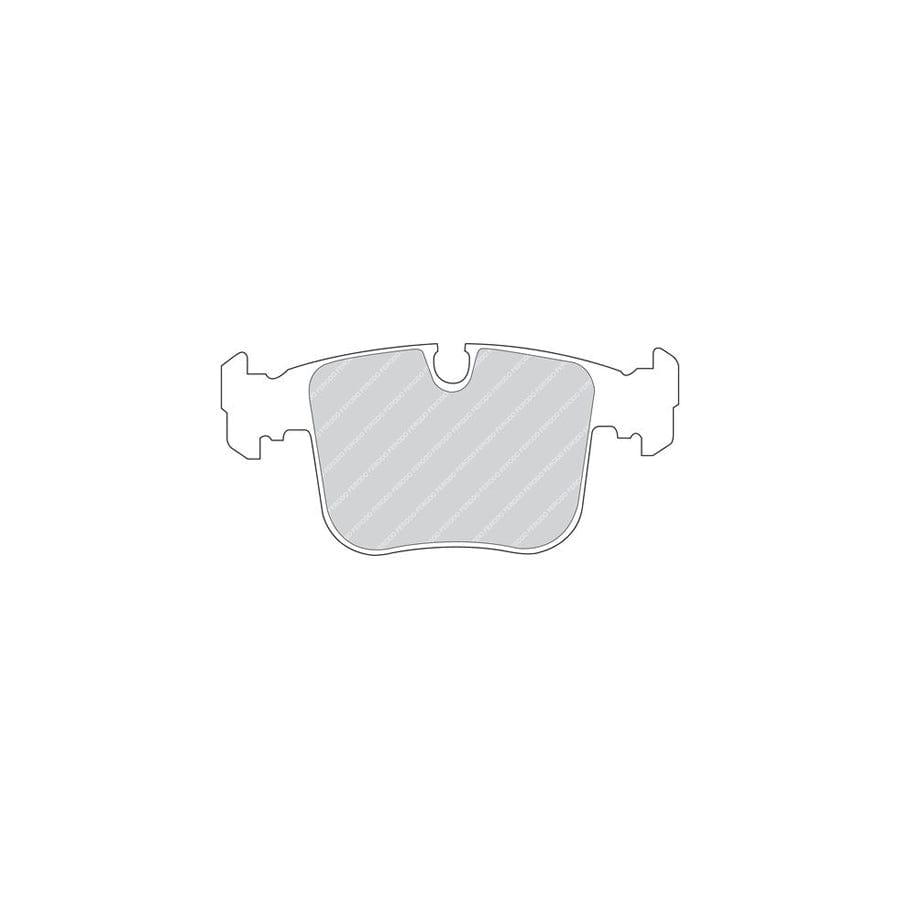 Ferodo FSL1301 Brake Pad Set Fuse+ Technology, Prepared for Wear Indicator