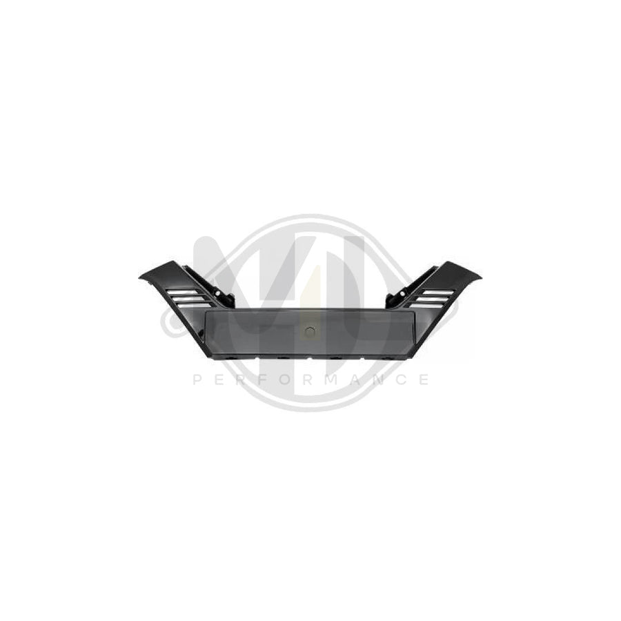 DIEDERICHS 6046961 Number plate holder for NISSAN Qashqai II (J11) Front, Black, frameless