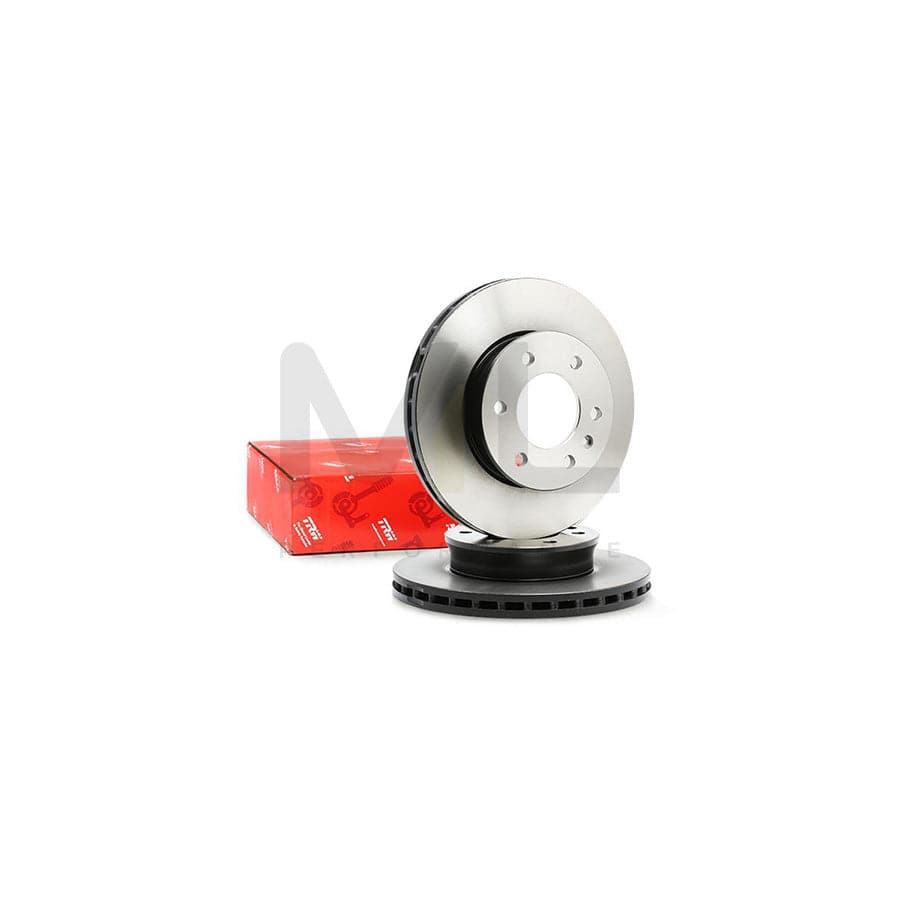 TRW DF4822S Brake Disc Vented, Painted  - 1 piece