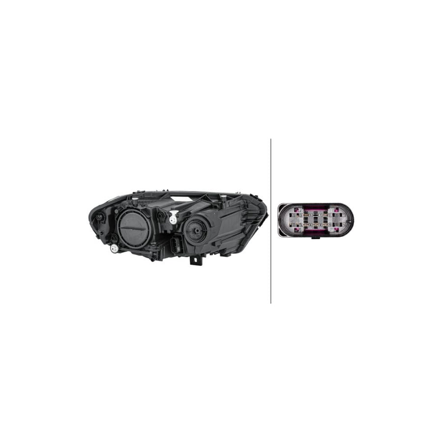 Hella 1EG 015 091-011 Headlight Suitable For Mercedes-Benz A-Class