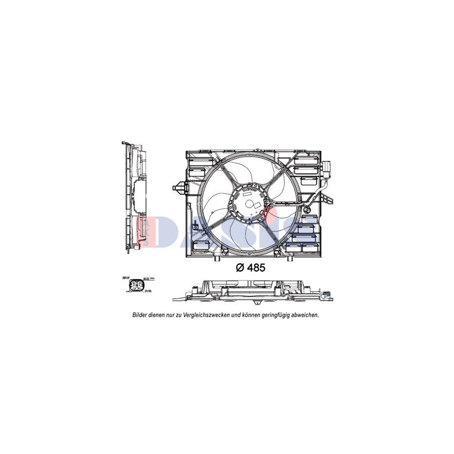 AKS Dasis 058081N Fan, Radiator