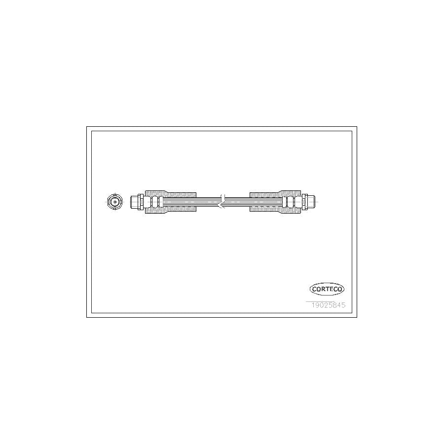 Corteco 19025845 Brake Hose
