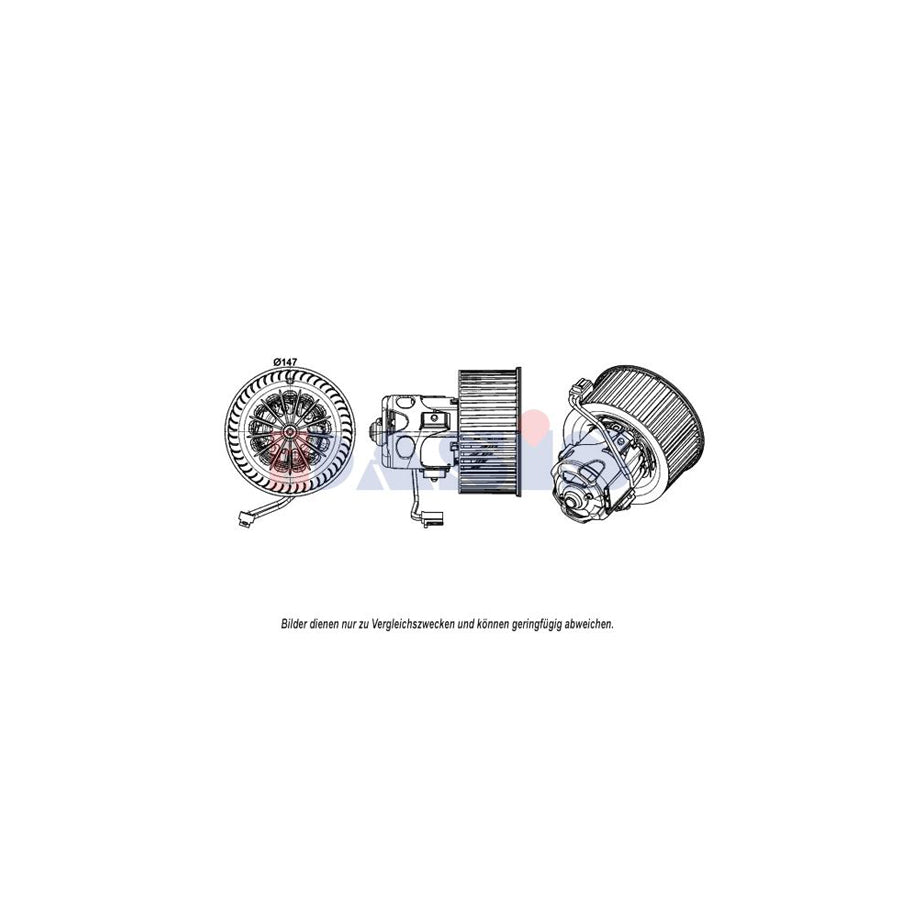AKS Dasis 058087N Interior Blower