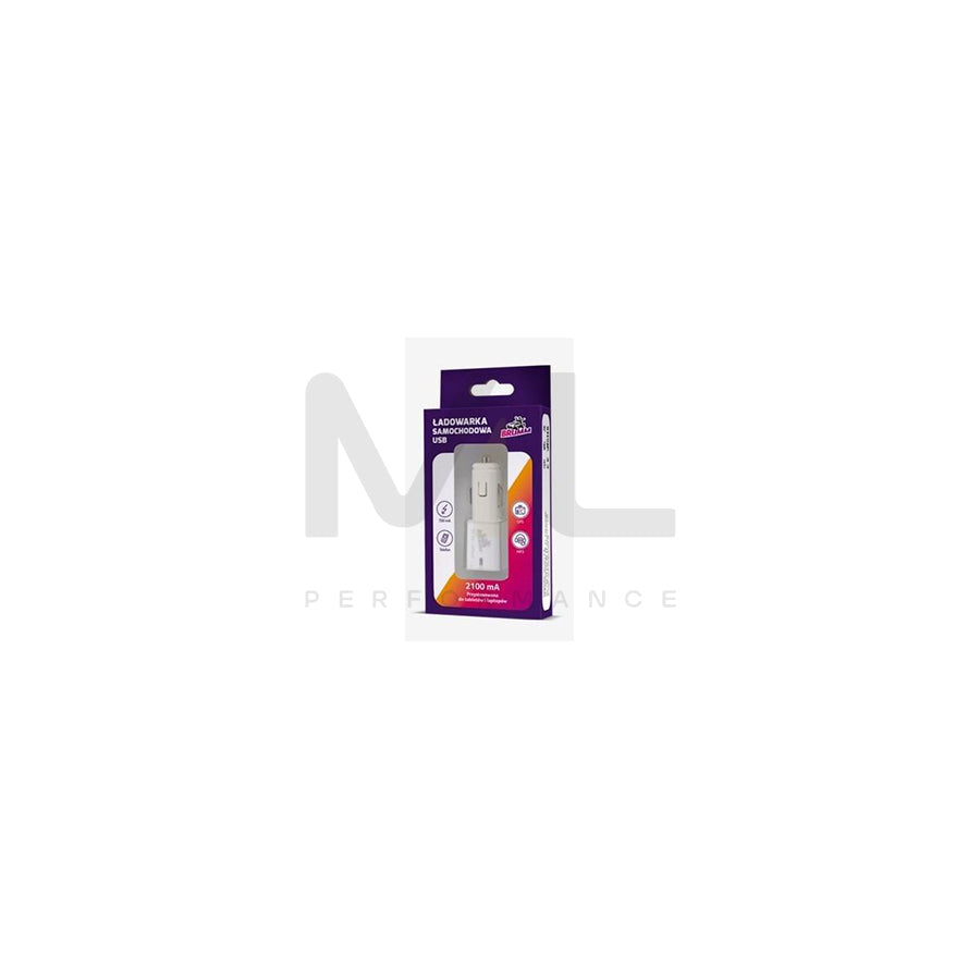 BRUMM ACBRLAD02B In-car charger Number of inlets/outlets: 1 USB, White