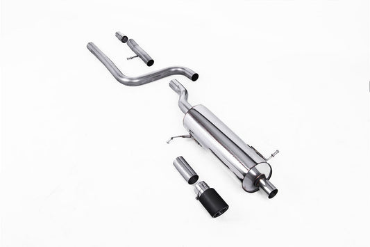 MillTek SSXFD396 Ford Fiesta GPF/OPF Back Resonated with Carbon JET-90 Trim